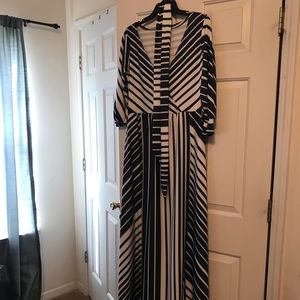 Stripe Dress with belt